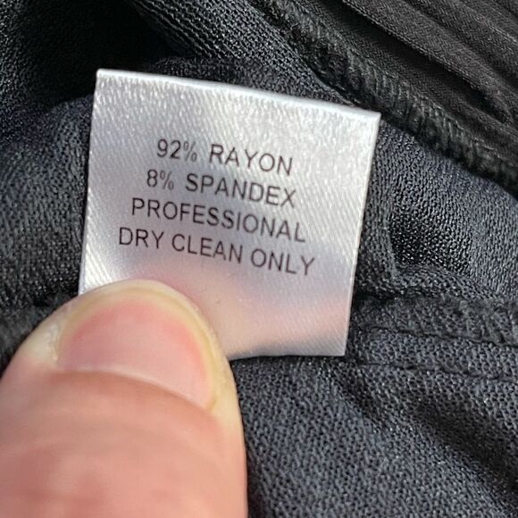 TORN by Ronny Kobo black cap sleeve steath dress - Picture 14 of 14